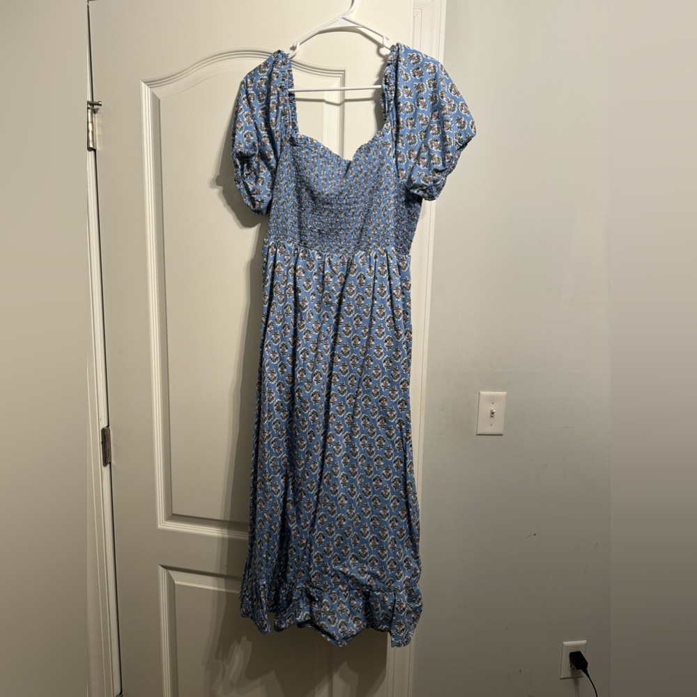 JCrew smocked dress